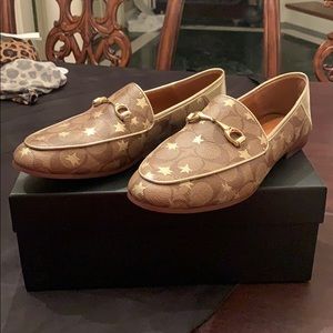 Coach Khaki/Gold Loafers